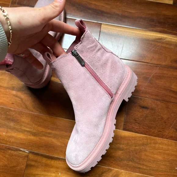 Sam Edelman Pink Laguna Chelsea Boots Suede - Picture 6 of 7
